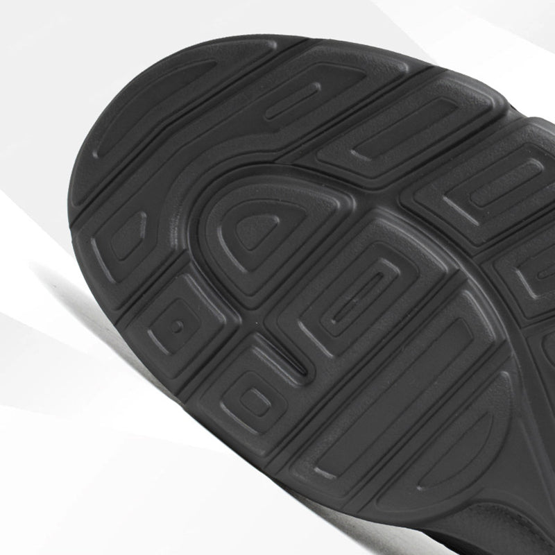 Men's Leather Comfort Trainers with Cushioned Sole