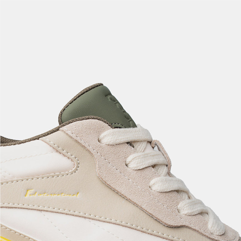 Men's Retro Runner Trainers – Suede & Leather Panelled Casual Sneakers