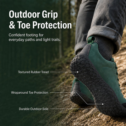 Barefoot Hiking Trainers | Wide Toe Box Outdoor Walking Shoes – Unisex