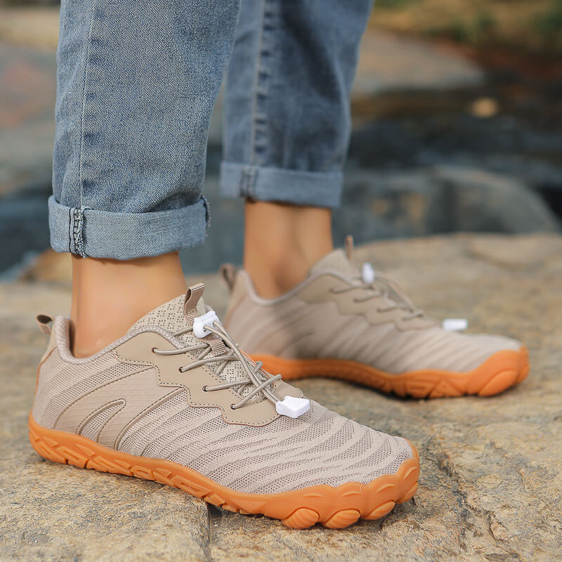 Unisex Barefoot-Inspired Outdoor Trainers with Roomy Toe Box & Grippy Sole
