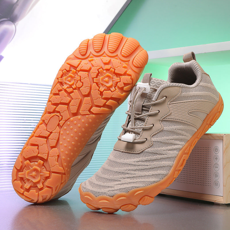 Unisex Barefoot-Inspired Outdoor Trainers with Roomy Toe Box & Grippy Sole