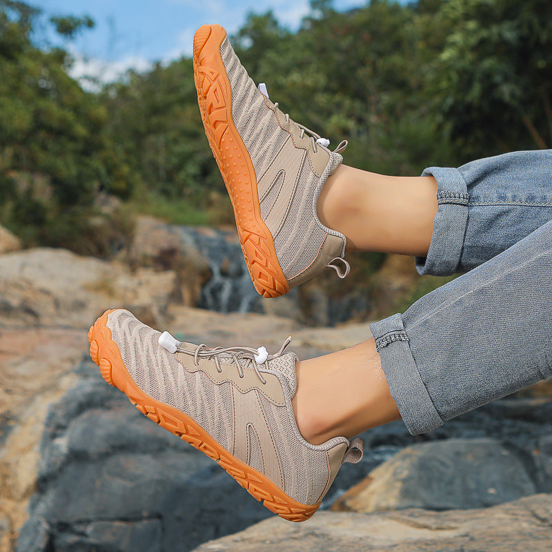 Barefoot Shoes | Wide Toe Box Walking Trainers with Flexible Grip Sole – Unisex