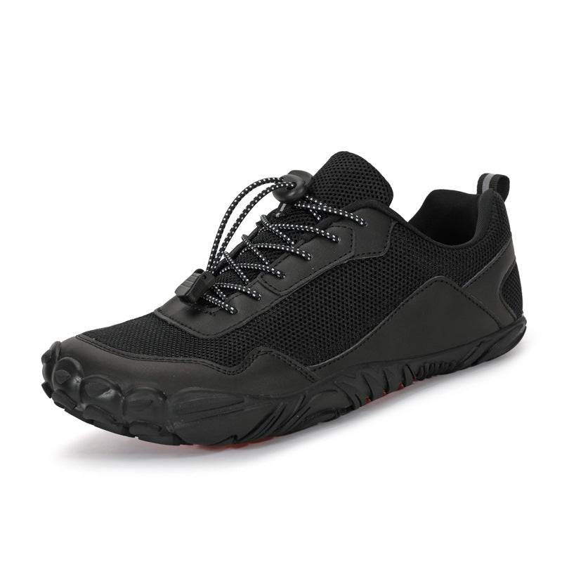Unisex Wide Fit Barefoot-Inspired Outdoor Trainers with Grippy Sole