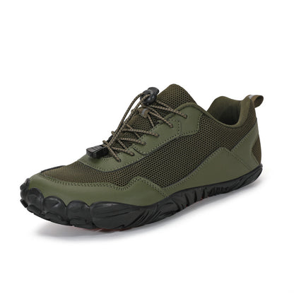 Unisex Wide Fit Barefoot-Inspired Outdoor Trainers with Grippy Sole