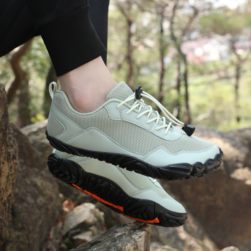 Unisex Wide Fit Barefoot-Inspired Outdoor Trainers with Grippy Sole