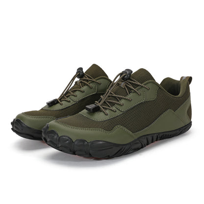 Unisex Wide Fit Barefoot-Inspired Outdoor Trainers with Grippy Sole