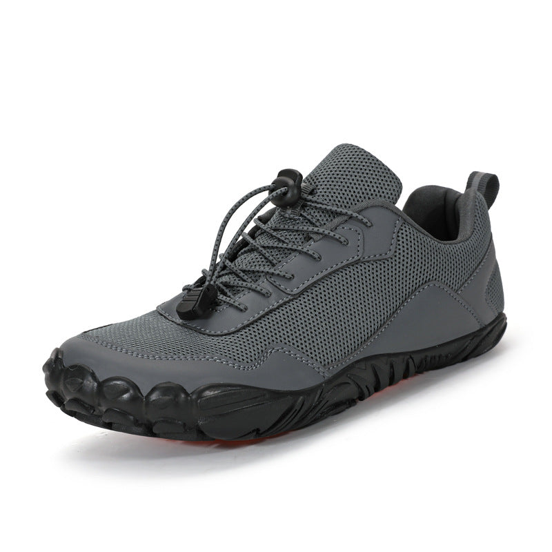 Unisex Wide Fit Barefoot-Inspired Outdoor Trainers with Grippy Sole
