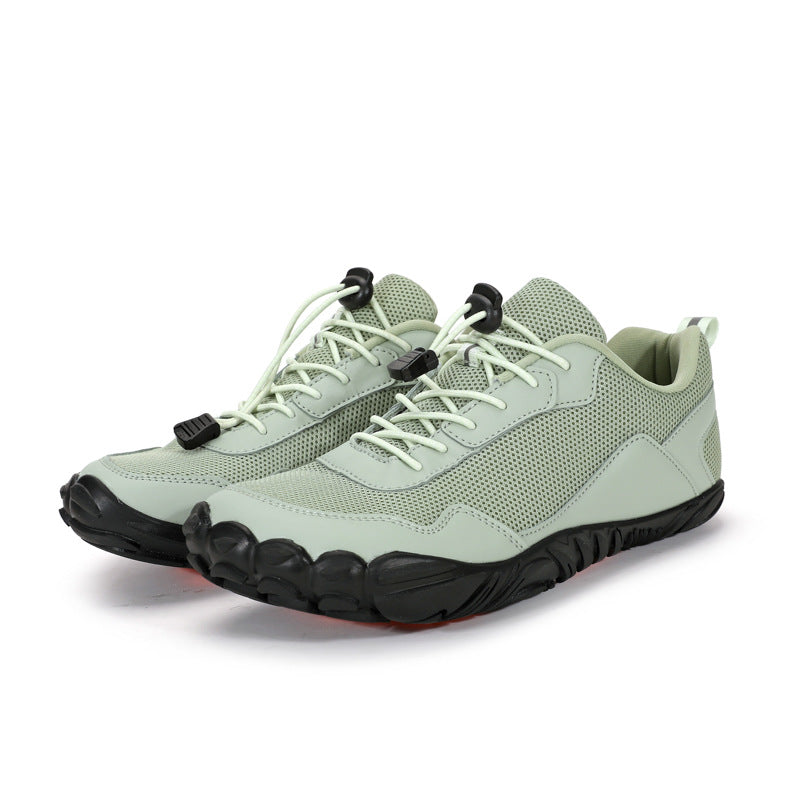 Unisex Wide Fit Barefoot-Inspired Outdoor Trainers with Grippy Sole
