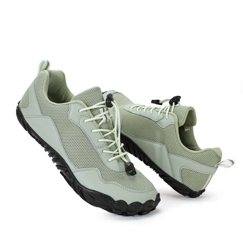 Unisex Wide Fit Barefoot-Inspired Outdoor Trainers with Grippy Sole