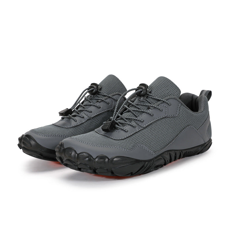Unisex Wide Fit Barefoot-Inspired Outdoor Trainers with Grippy Sole