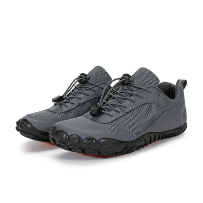 Unisex Wide Fit Barefoot-Inspired Outdoor Trainers with Grippy Sole