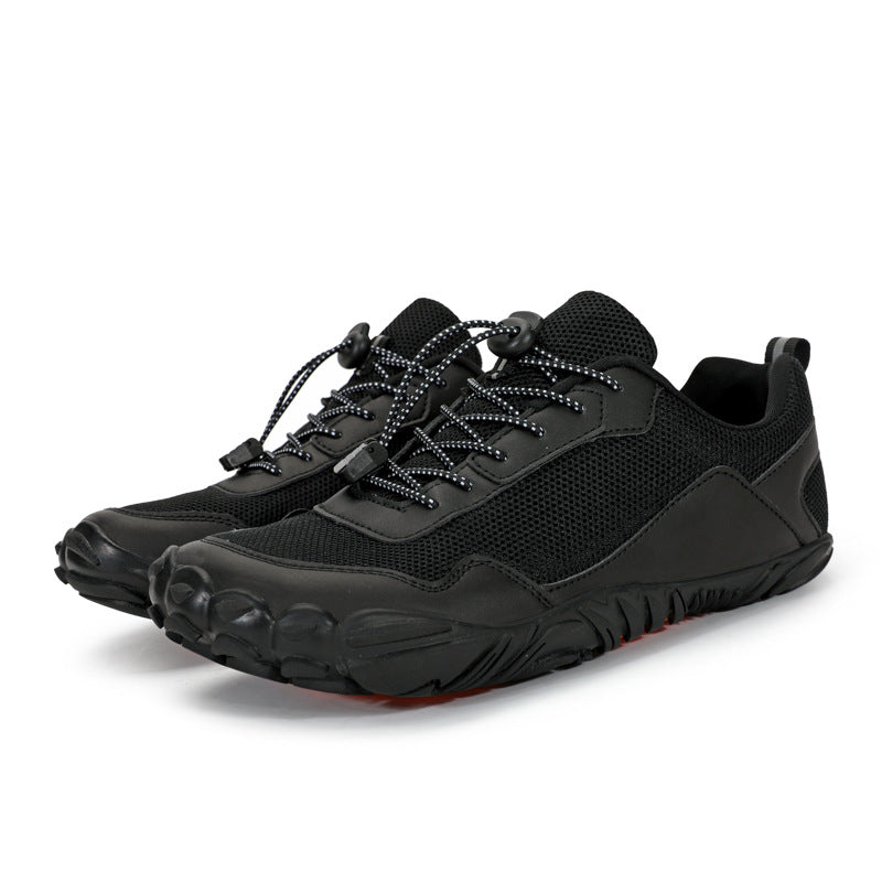 Unisex Wide Fit Barefoot-Inspired Outdoor Trainers with Grippy Sole
