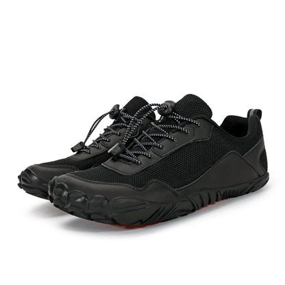 Unisex Wide Fit Barefoot-Inspired Outdoor Trainers with Grippy Sole
