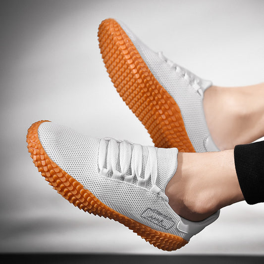 Unisex Wide Fit Breathable Knit Trainers with Grippy Sole