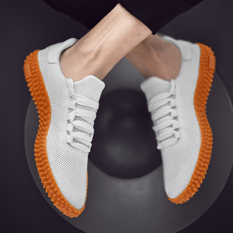 Unisex Wide Fit Breathable Knit Trainers with Grippy Sole