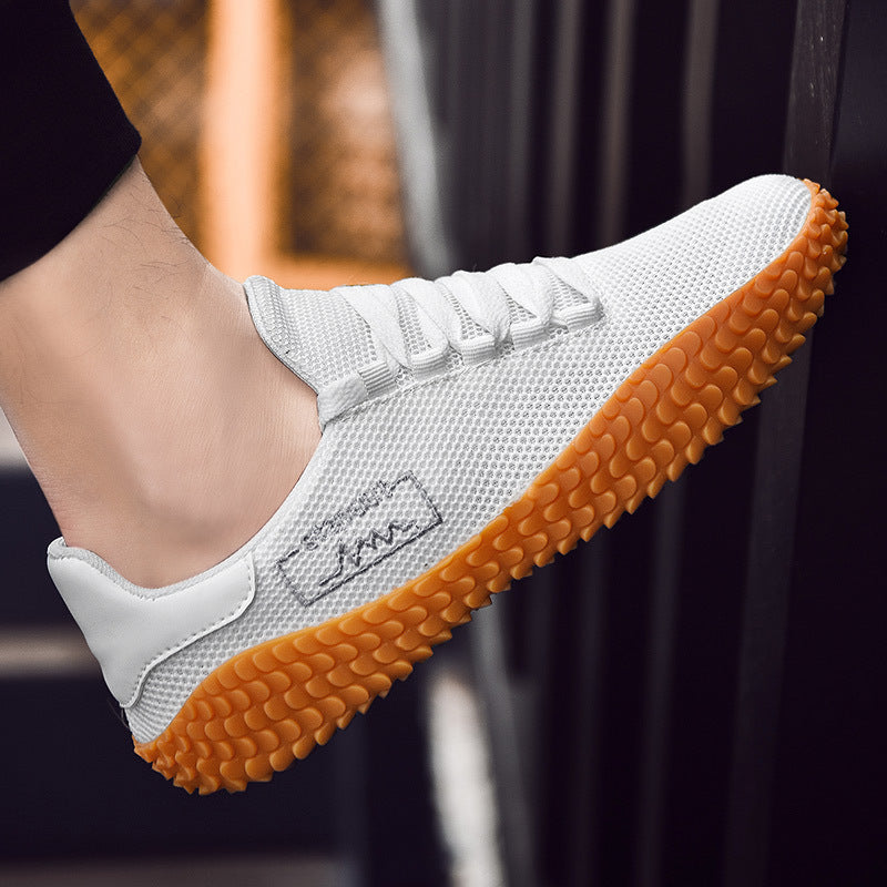 Unisex Wide Fit Breathable Knit Trainers with Grippy Sole