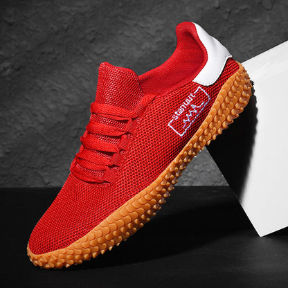 Unisex Wide Fit Breathable Knit Trainers with Grippy Sole