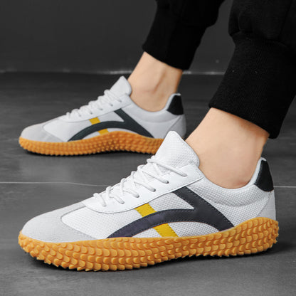 Wide Fit Unisex Comfort Trainers with Grippy Gum Sole
