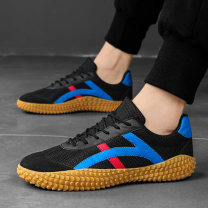 Wide Fit Unisex Comfort Trainers with Grippy Gum Sole
