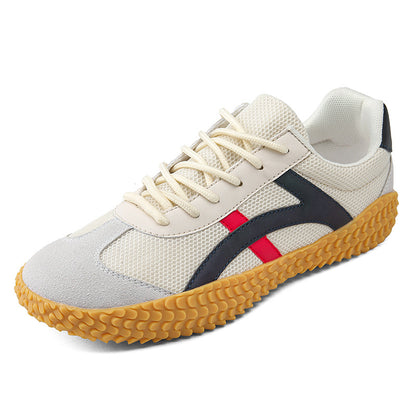 Wide Fit Unisex Comfort Trainers with Grippy Gum Sole