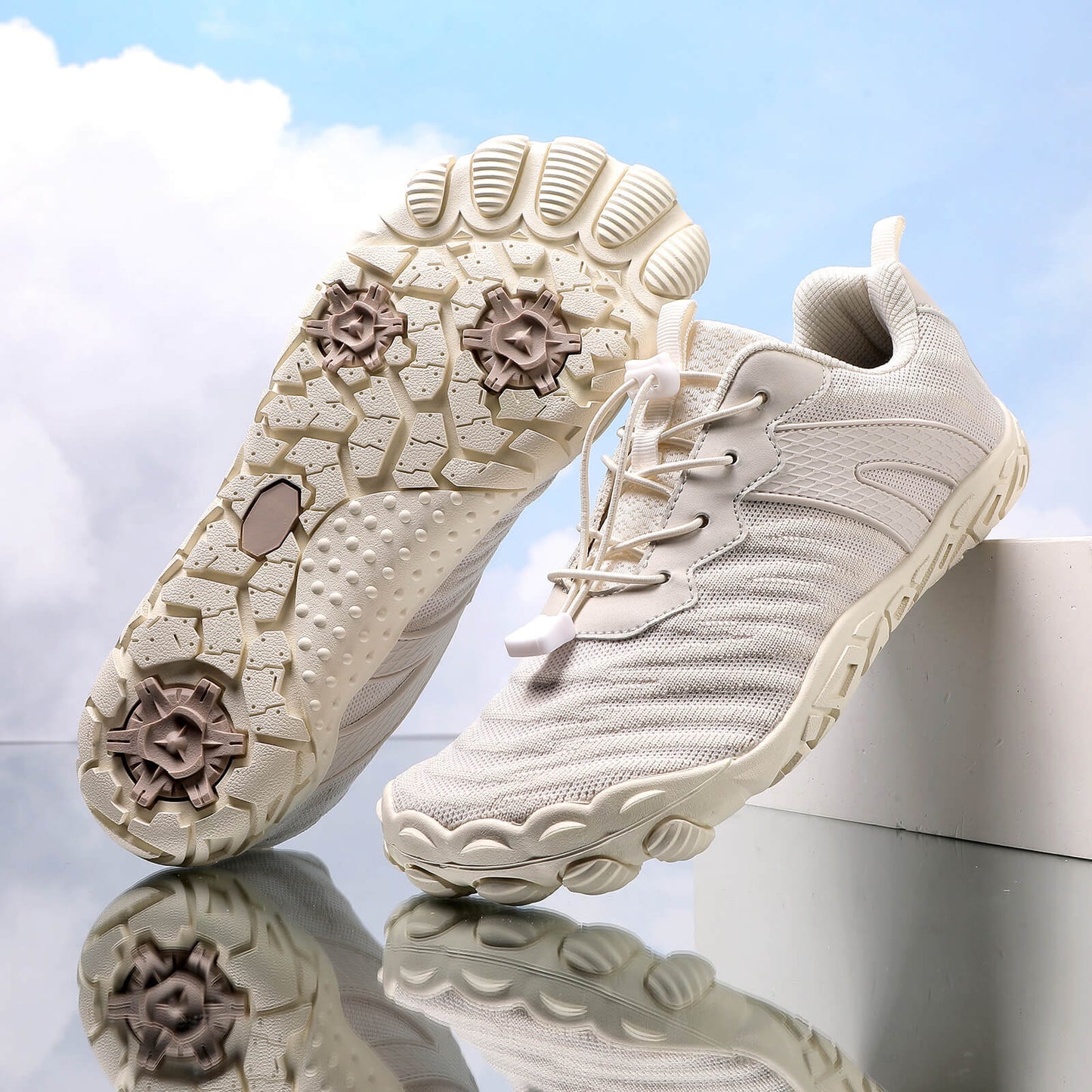 Unisex Barefoot-Inspired Outdoor Trainers with Roomy Toe Box & Grippy Sole