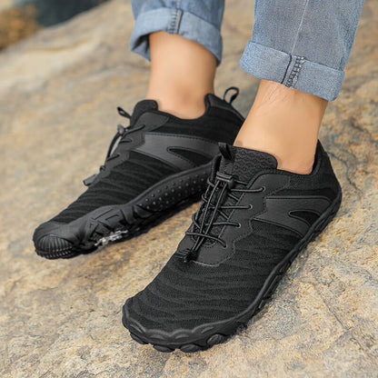 Unisex Barefoot-Inspired Outdoor Trainers with Roomy Toe Box & Grippy Sole