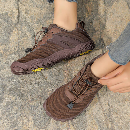 Unisex Barefoot-Inspired Outdoor Trainers with Roomy Toe Box & Grippy Sole