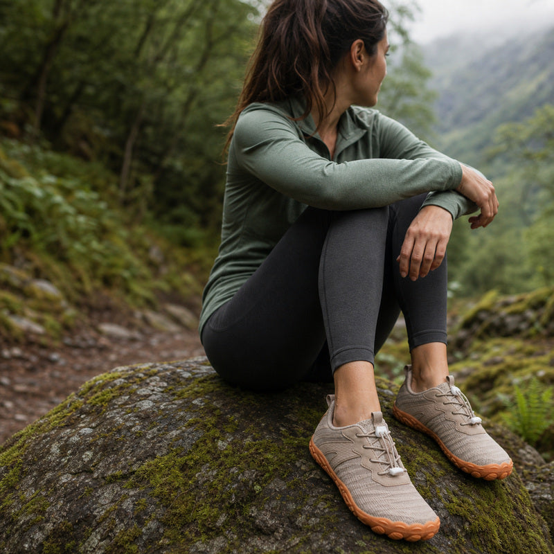 Unisex Barefoot-Inspired Outdoor Trainers with Roomy Toe Box & Grippy Sole