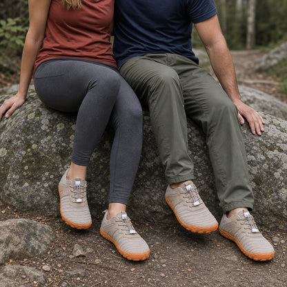 Unisex Barefoot-Inspired Outdoor Trainers with Roomy Toe Box & Grippy Sole
