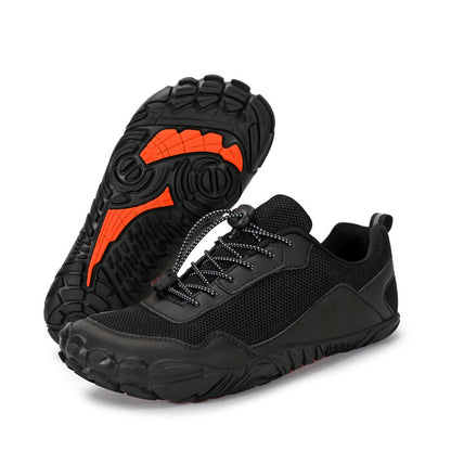 Unisex Wide Fit Barefoot-Inspired Outdoor Trainers with Grippy Sole