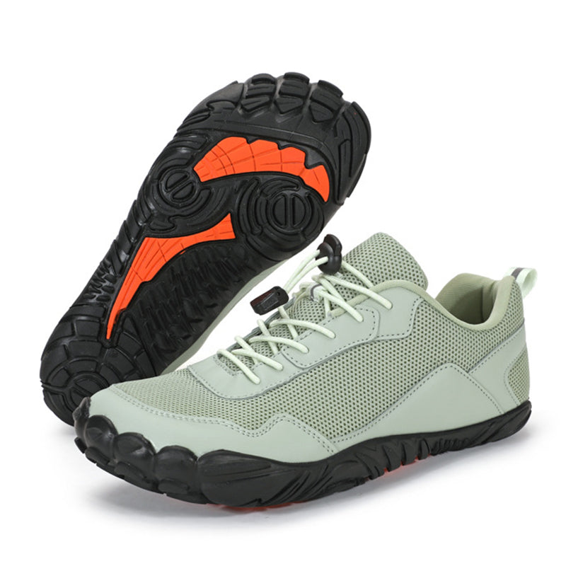 Unisex Wide Fit Barefoot-Inspired Outdoor Trainers with Grippy Sole