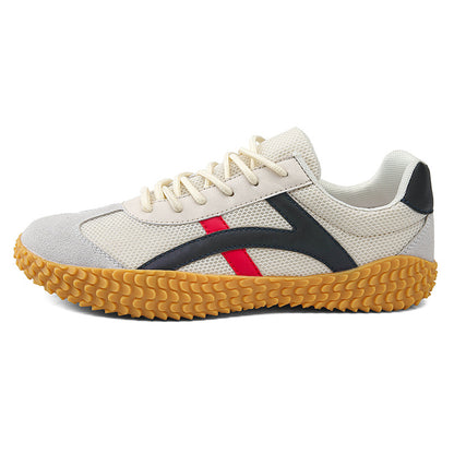 Wide Fit Unisex Comfort Trainers with Grippy Gum Sole