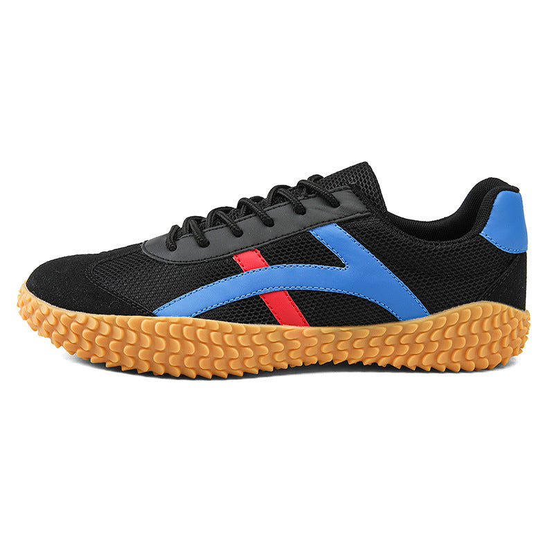 Wide Fit Unisex Comfort Trainers with Grippy Gum Sole
