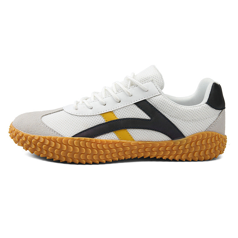Wide Fit Unisex Comfort Trainers with Grippy Gum Sole