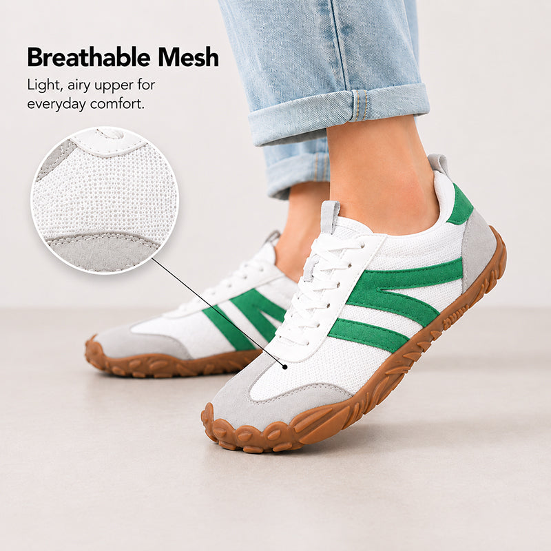 Barefoot Retro Trainers | Wide Toe Box Breathable Walking Shoes – Unisex