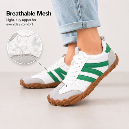 Barefoot Retro Trainers | Wide Toe Box Breathable Walking Shoes – Unisex