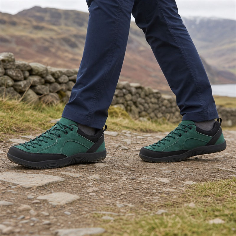 Wide Fit Barefoot-Inspired Walking Trainers with Grippy Sole – Unisex