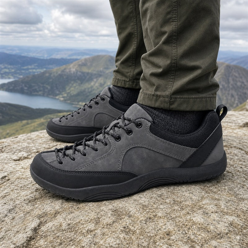Wide Fit Barefoot-Inspired Walking Trainers with Grippy Sole – Unisex