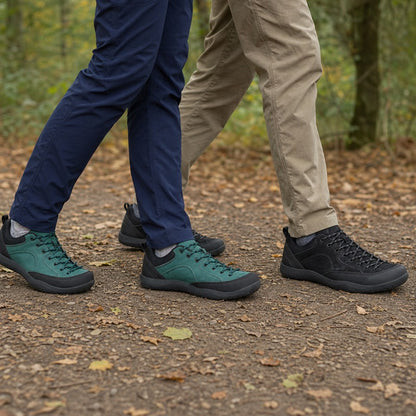 Wide Fit Barefoot-Inspired Walking Trainers with Grippy Sole – Unisex