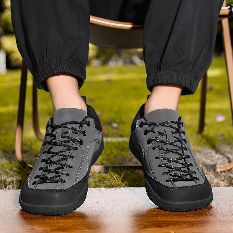 Wide Fit Barefoot-Inspired Walking Trainers with Grippy Sole – Unisex
