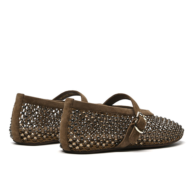 Women’s Mesh Mary Jane Flat Shoes
