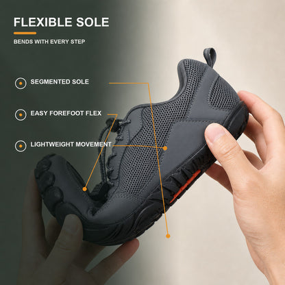Barefoot Hiking Trainers | Wide Toe Box | Lightweight Outdoor Shoes